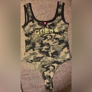NWOT Guess Camouflage Bodysuit